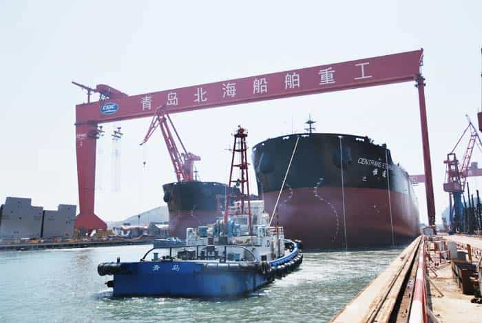 北船重工造船一举完成十四个大节点